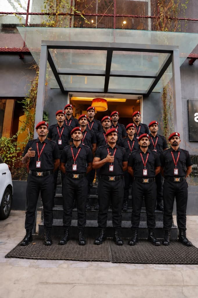 Red Beret Security Guard Squad